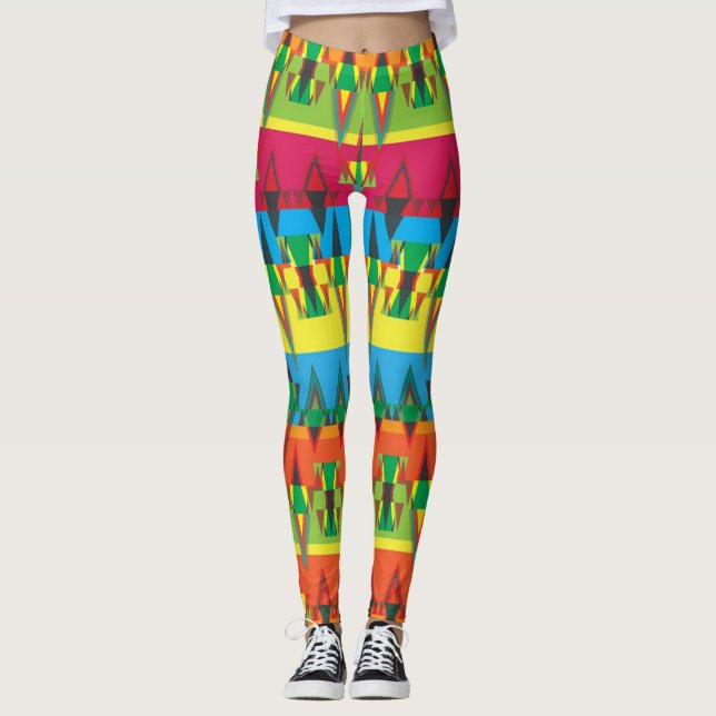 Leggings Patrón azteca (Anverso)