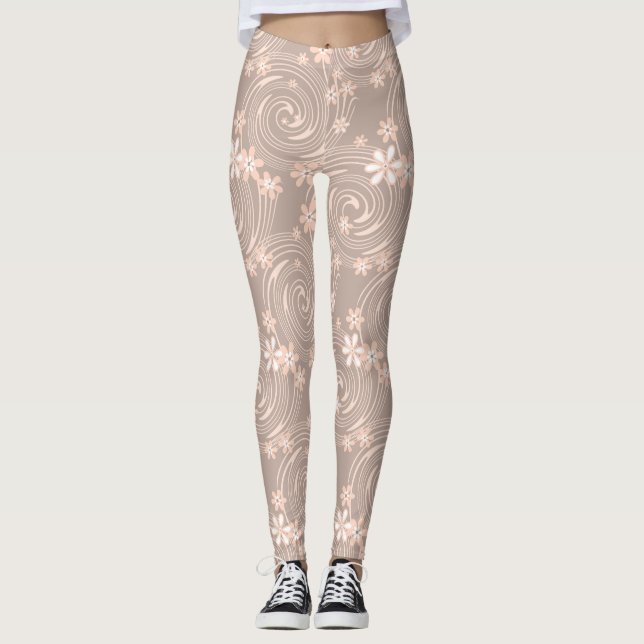 Leggings Patrón beige (Anverso)