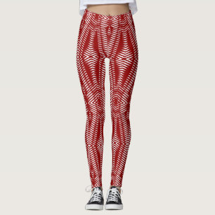 Leggings Patrón blanco y sin costuras "Ratti_Creative_Arts"