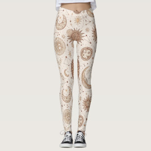 Leggings Patrón Botánico Celestial (2)