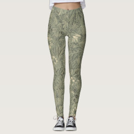 Leggings Patrón Botánico Rústico Decorativo Vintage