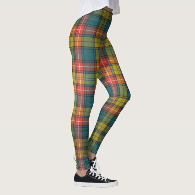 Leggings Patrón Buchanan Antiguo Tartán (Derecha)