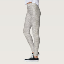 Leggings Patrón Burlap Elegante