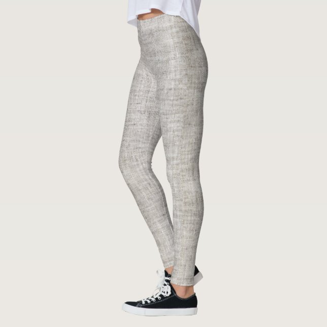 Leggings Patrón Burlap Elegante (Izquierda)