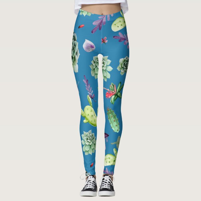 Leggings Patrón Cactus 5 (Anverso)