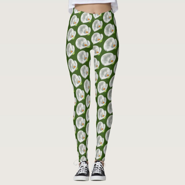 Leggings Patrón Calla Lilly (Anverso)