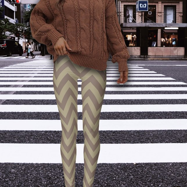 Leggings Patrón Chevron de otoño (Subido por el creador)