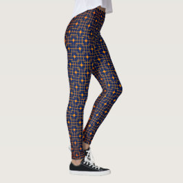 Leggings Patrón Chino De Cubos, Cubicos Y Cubicos