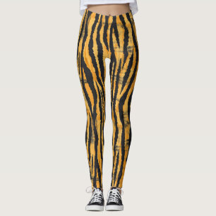 Leggings Patrón Clásico de Rayas de Tigre