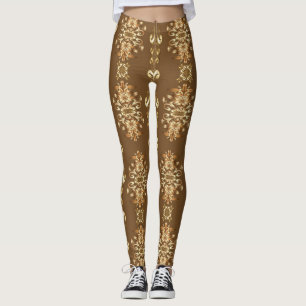 Leggings Patrón clásico del Barroco Oriental