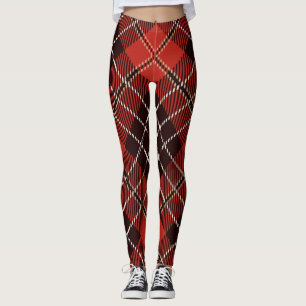 Leggings Patrón Colorfull Escocia Geométrica Vintage