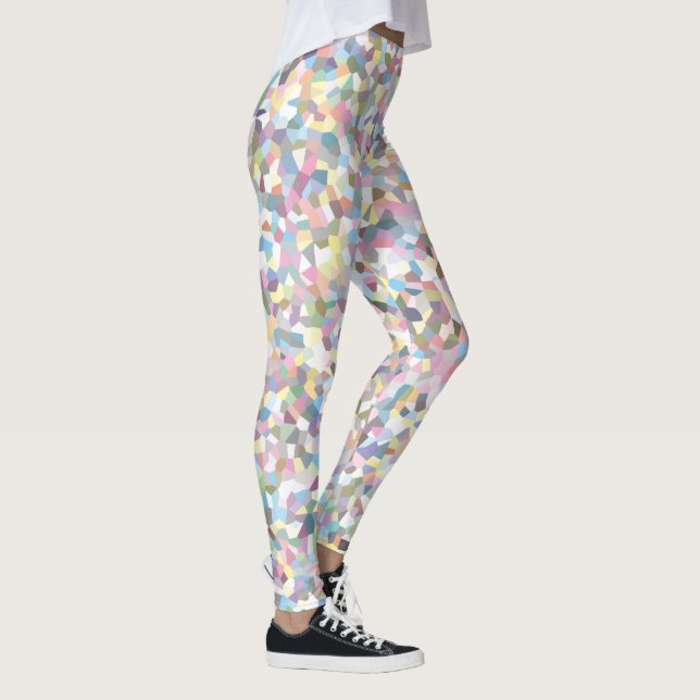 Leggings Patrón Colorido de Cristal (Derecha)