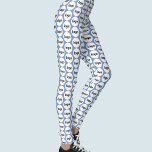 Leggings Patrón comercial de logotipo simple Azul<br><div class="desc">Diseño sencillo de patrones de logotipo para fomentar la lealtad de la marca y promover su pequeña empresa. Reemplace el logotipo por el suyo propio y cambie el color de fondo de la Herramienta de diseño a personalizar.</div>