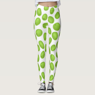 Leggings Patrón con aceitunas verdes