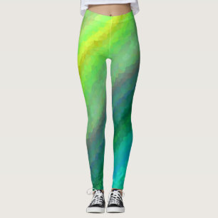 Leggings Patrón continuo de mosaico abstracto