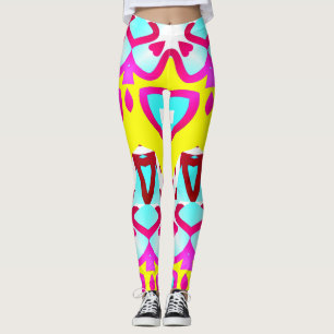 Leggings Patrón continuo multicolor "Ratti_Creative_Arts"
