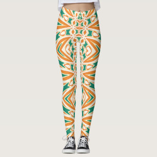 Leggings Patrón continuo multicolor "Ratti_Creative_Arts"