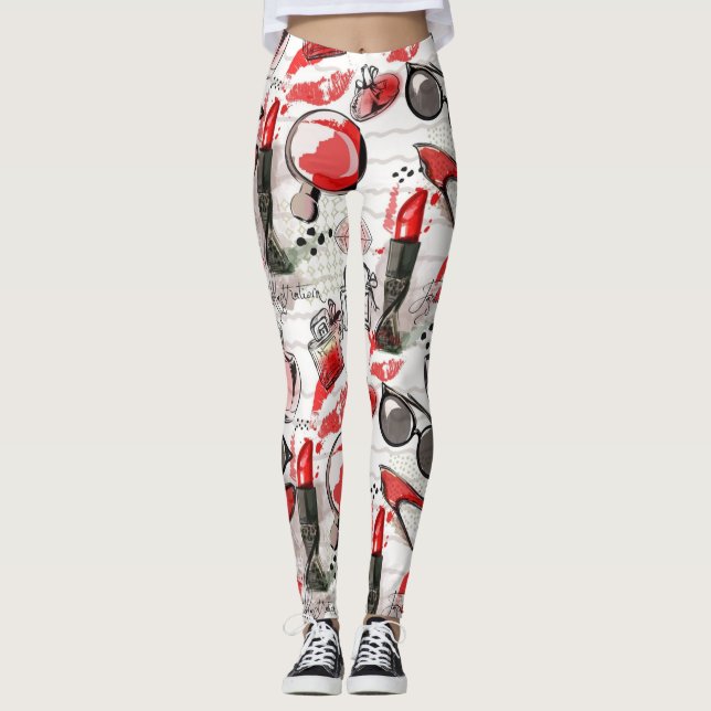 Leggings Patrón cosmético (Anverso)