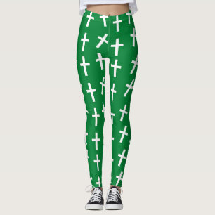 Leggings Patrón cruzado de Jesús