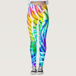 Leggings Patrón de abstracciones coloridas