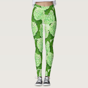 Leggings Patrón de acuarela de Hydrangea