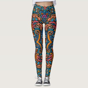 Leggings Patrón de acuarela oriental VI + sus ideas