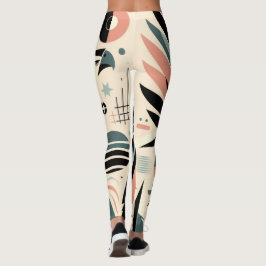 Leggings Patrón de Águila Atómica de Pico Fuerte