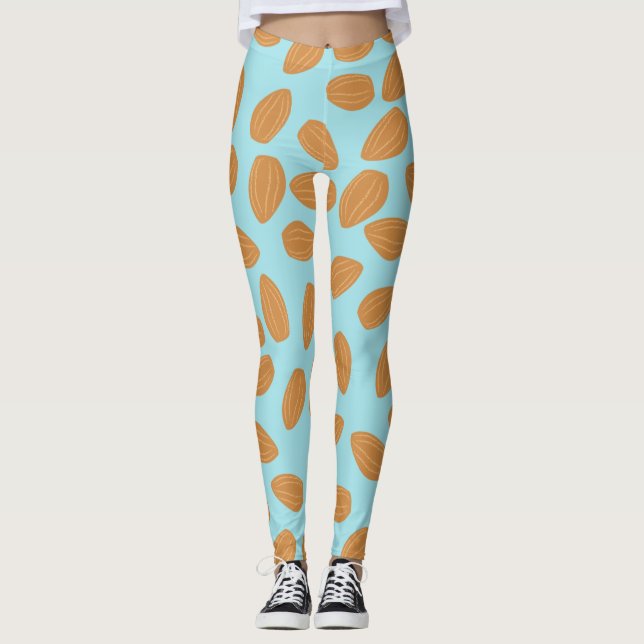 Leggings Patrón de almendra (Anverso)
