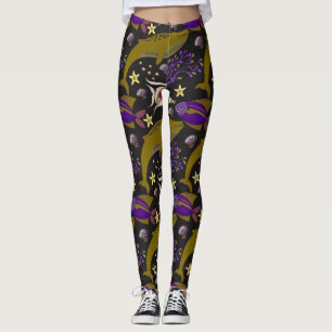 Leggings Patrón de animales acuáticos   vida submarina en l