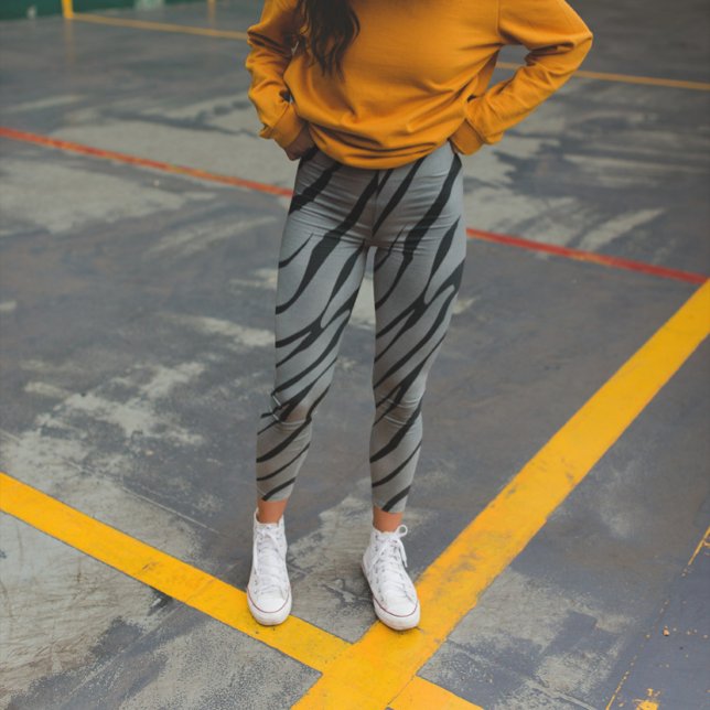 Leggings Patrón de animales salvajes de cebra (Subido por el creador)