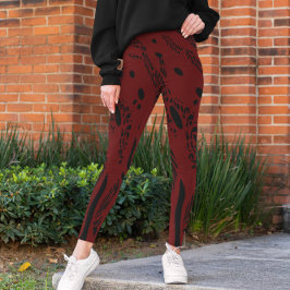 Leggings Patrón de animales salvajes de cebra
