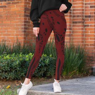 Leggings Patrón de animales salvajes de cebra