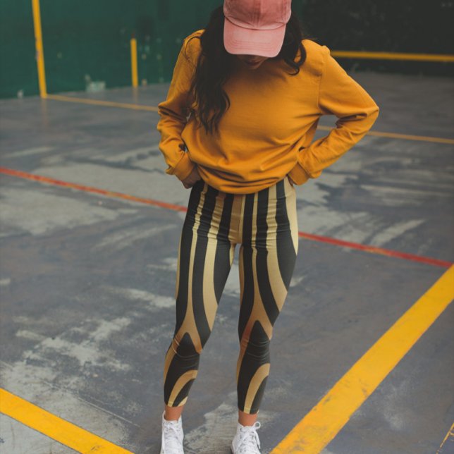 Leggings Patrón de animales salvajes de cebra (Subido por el creador)