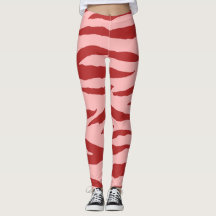 Patrón de animales salvajes de cebra roja y rosa