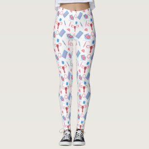 Leggings Patrón de anticoncepción feminista
