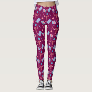 Leggings Patrón de anticoncepción feminista