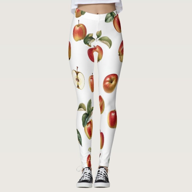 Leggings Patrón de Apple (Anverso)
