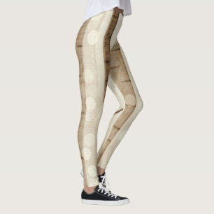 Leggings Patrón de árbol de aves- Zazzle_Growshop.