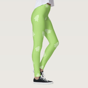 Leggings patrón de árbol de Navidad