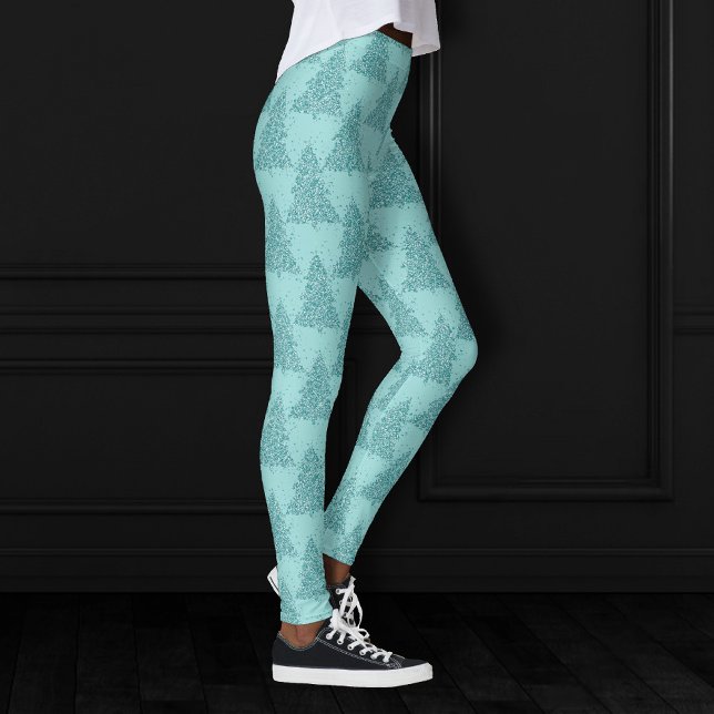 Leggings Patrón de árbol elegante | Navidades de la Casa de (Subido por el creador)