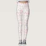 Leggings Patrón de arco iris pastoral<br><div class="desc">Hermosas legiones de color rosa pastel.</div>
