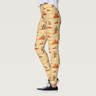 Leggings Patrón de Arizona del paisaje desierto
