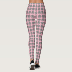 Leggings Patrón de arte de corte de papel chino