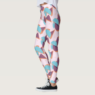 Leggings Patrón de arte geométrico de abstracto moderno de