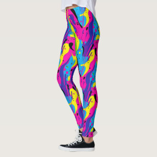 Leggings Patrón de baldosas Cool de los 90