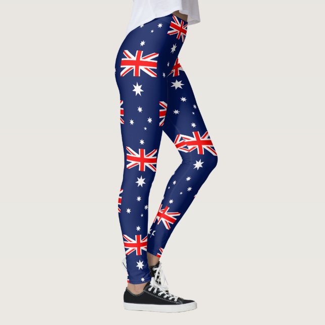 Leggings Patrón de bandera de Australia (Derecha)