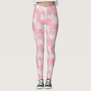 Leggings Patrón de Blobs rosa Pastel