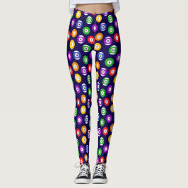 Leggings Patrón de bolas de billar