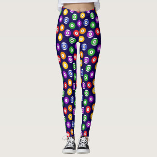 Leggings Patrón de bolas de billar