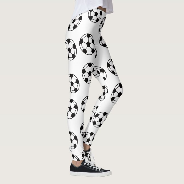 Leggings Patrón de bolas de fútbol (Derecha)